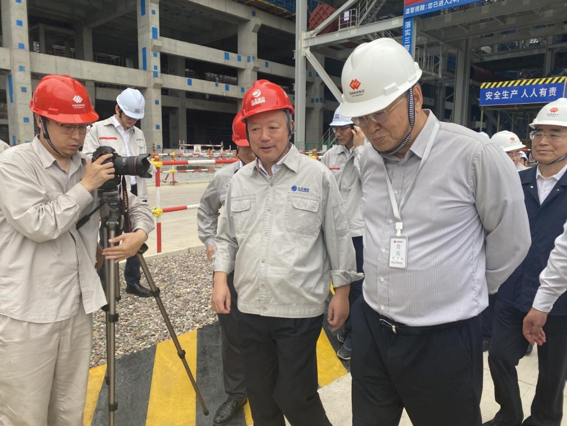 國能集團(tuán)劉國躍董事長到舟山電廠三期工程檢查工作